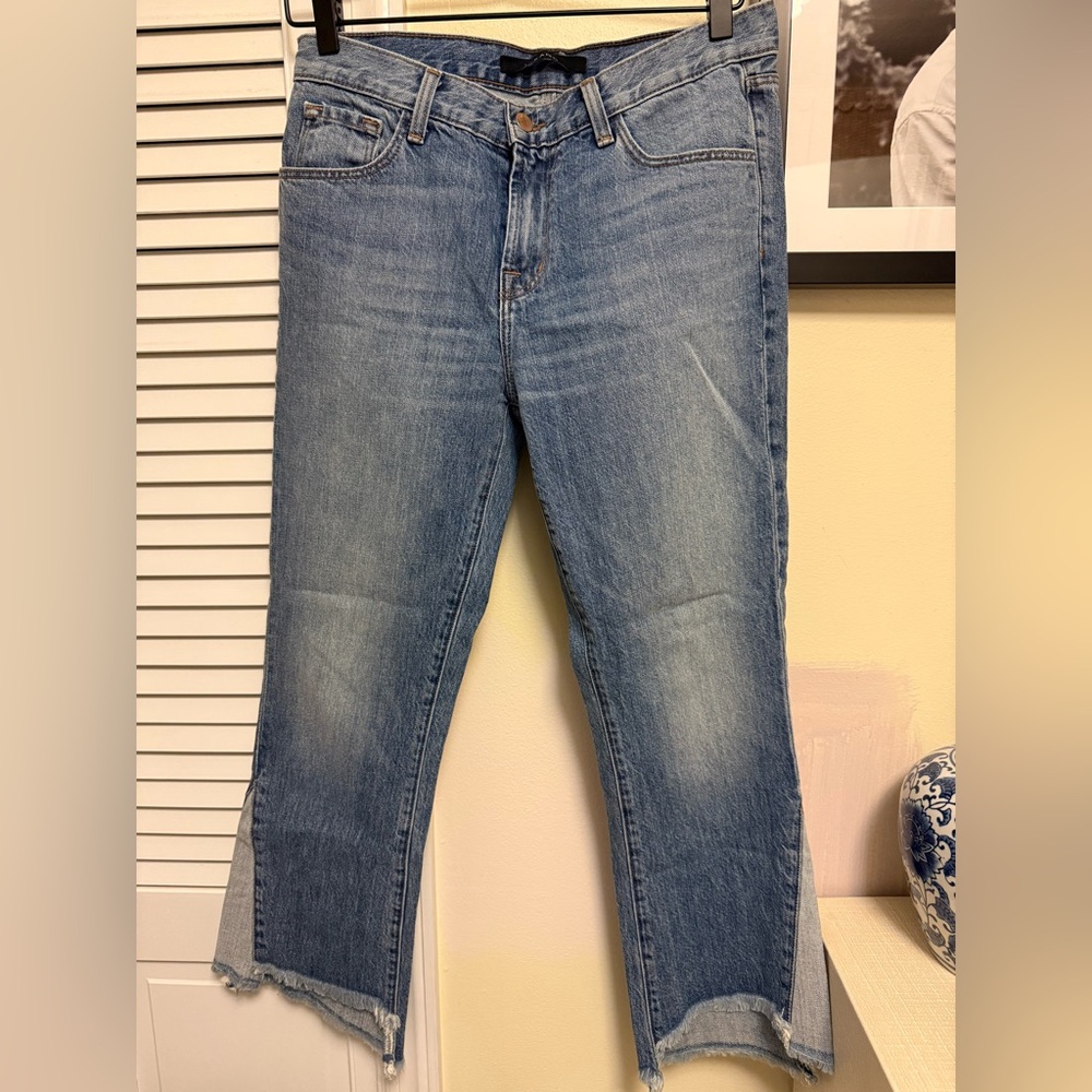 J Brand Kick Flare Cropped Jean